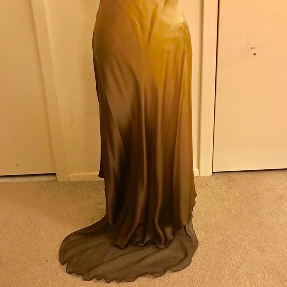 Cache silk ombré cocktail dress - Picture 6 of 8